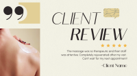 Spa Client Review Video Image Preview
