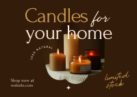 Aromatic Candles Postcard Image Preview