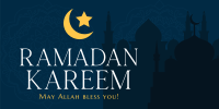 Blessed Ramadan Twitter Post Design