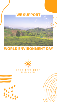 We Support World Environment Day Instagram Story