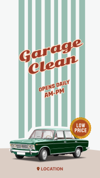 Garage Clean Facebook Story