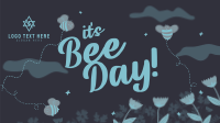 Happy Bee Day Garden Animation