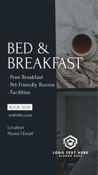 Bed and Breakfast Services Facebook Story