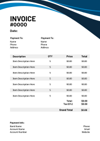 Blue Wave Invoice