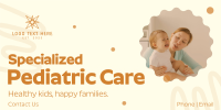 Pediatric Care Twitter Post