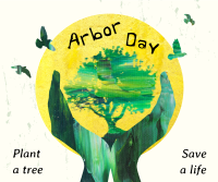 Creative Arbor Day Facebook Post