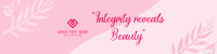 Beauty Dainty Pattern LinkedIn Banner