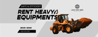 Excavator Facebook Cover example 4