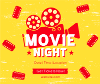 Movie Night Tickets Facebook Post