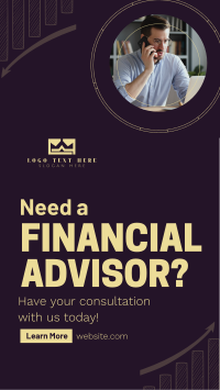 Professional Financial Advisor Facebook Story