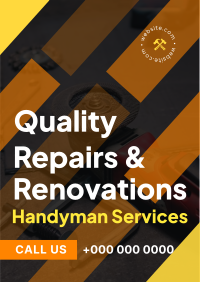 Quality Repairs Flyer Design