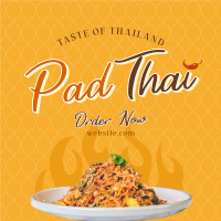 Authentic Pad Thai Instagram Post