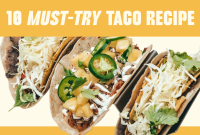 Must-try Taco Recipe Pinterest Cover Image Preview