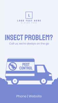 Pest Control Truck Instagram Story