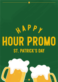 St. Patrick's Day  Happy Hour Poster