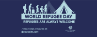 Refugee Day Facts Facebook Cover Design