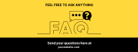 FAQs Outline Facebook Cover Design