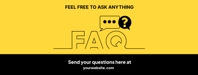 FAQs Outline Facebook Cover Image Preview
