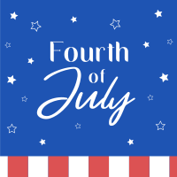 Fourth of July Linkedin Post Design