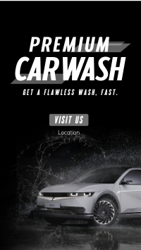 Premium Car Wash Instagram Reel Image Preview