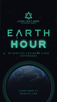 60 Minutes Earth Facebook Story