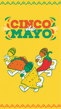 Cinco De Mayo Mascot Celebrates Instagram Story