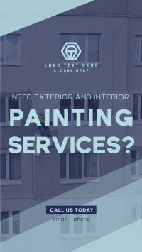 Exterior Painting Services Instagram Story