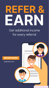 Refer and Earn Instagram Story