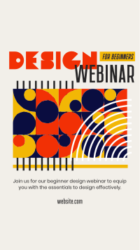 Beginner Design Webinar Facebook Story