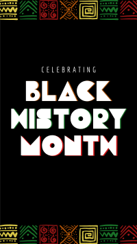 Black History Celebration Facebook Story