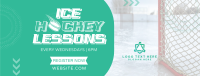 Ice Hockey Lessons Facebook Cover