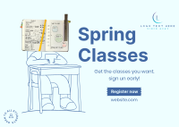 Spring Class Postcard