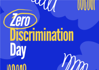 Zero Discrimination Day Postcard