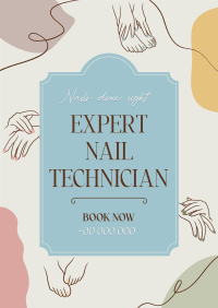 Nail Salon Technician Poster