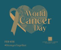 World Cancer Day Heart Facebook Post