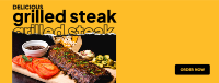 Delicious Grilled Steak Facebook Cover Image Preview