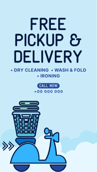 Laundry Pickup and Delivery Instagram Reel Image Preview