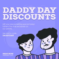 Daddy Day Discounts Instagram Post