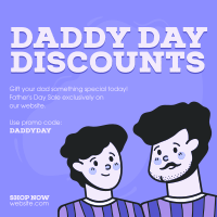 Daddy Day Discounts Instagram Post Image Preview