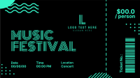 Music Festival Facebook Event Cover Design