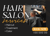 Salon Beauty Services Postcard