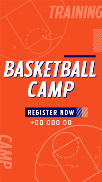 Basketball Sports Camp Instagram Story