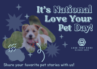 Flex Your Pet Day Postcard