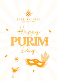 Purim Celebration Poster