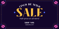 Cinco Party Sale Twitter Post