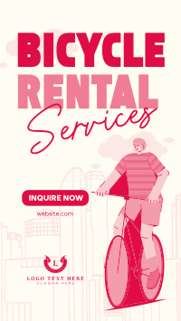 Modern Bicycle Rental Services TikTok Video