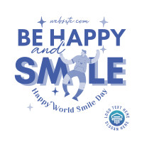 Be Happy And Smile Instagram Post Design