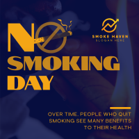 Sleek Non Smoking Day Instagram Post Image Preview