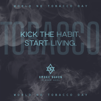 No Tobacco Day Typography Instagram Post Image Preview