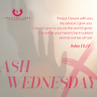 Simple Ash Wednesday Instagram Post Design